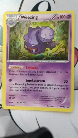 WEEZING XY163 HOLO BLACK STAR PROMO Pokemon - Image 1