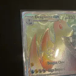 Pokemon Sun and Moon Black Star Promo DRAGONITE GX Secret Rainbow Rare #SM156 - Image 5