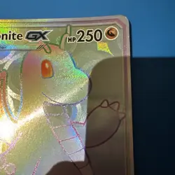 DRAGONITE GX SM156 JUMBO FULL ART RAINBOW RARE 2018 BLACK STAR PROMO POKEMON - Image 3