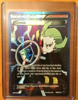 Ghetsis 115/116 Full Art Team Plasma Holo Plasma Freeze Pokemon TCG Card - Image 1