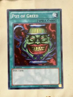 Pot of Greed LCJW-EN061 Legendary Collection 4: Joey's World 1st NM Secret - Image 1