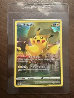 Pokemon Pikachu TCG Crown Zenith Card Galarian Gallery GG30/GG70 NM - Image 1