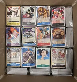 One Piece 4500 Cards Bulk Lot TCG Card Game Mixed Cards ENG Large Flat Rate Box! - Image 1
