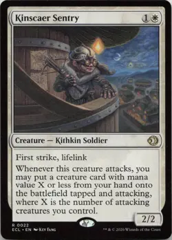 Kinscaer Sentry R Lorwyn Eclipsed 22 - LP MTG - Image 1