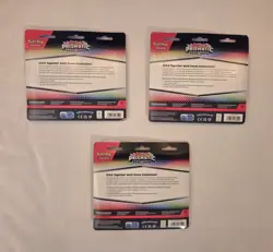 3 x Pokemon TCG Prismatic Tech Sticker Collection Glaceon-Lefeon-Sylveon - Image 2