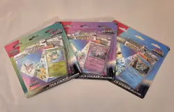 3 x Pokemon TCG Prismatic Tech Sticker Collection Glaceon-Lefeon-Sylveon - Image 3