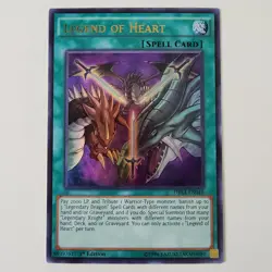 Legend of Heart - DRL3-EN046 - NM/VLP - Ultra Rare - 1st ed - Yugioh - Image 1