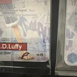 One Piece College Basketball US Voyage Monkey D. Luffy Promo Cards (2) top notch - Image 4