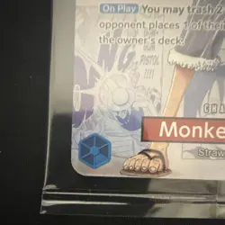 One Piece College Basketball US Voyage Monkey D. Luffy Promo Cards (2) top notch - Image 5