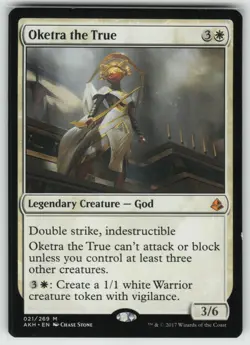 MTG Oketra the True Normal Amonkhet # 21 NM - Image 1