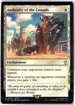 Authority of the Consuls R Commander: FINAL FANTASY 232 Near Mint - Image 1