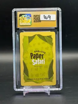 CGC PRISTINE 10 Vulpix Pokemon Playing Cards Korean Paper Safari 5 - Image 2