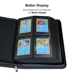 4-Pocket Binder for Semi Rigid Card Holders, Holds 208 Semi Rigid Card Holder... - Image 4
