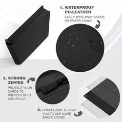 Premium Card Binder 16 Pocket,Trading Card Binder Holds up to 1000+Cards Stur... - Image 4