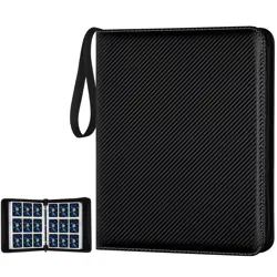 Trading Card Binder, 900 Pockets Card Binder, 9-Poccket Sided Pocket Sports C... - Image 1