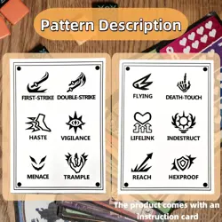 90 PCS MTG Counter Dice Set - AbilityKeyword Counters, -1/+1 Life Counter, Sh... - Image 4