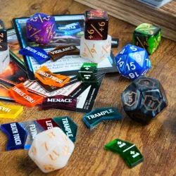 60 PCS MTG Keyword Counters Buff Abilities Counter Tokens with Box for Magic ... - Image 4
