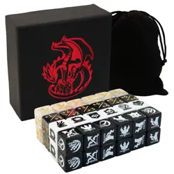 MTG dice Set with counters for Final Fantasy MTG - 50 dice Including keyword,... - Image 1