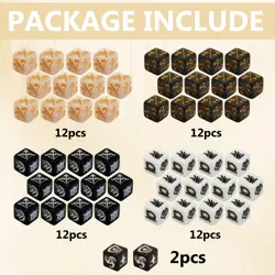MTG dice Set with counters for Final Fantasy MTG - 50 dice Including keyword,... - Image 4