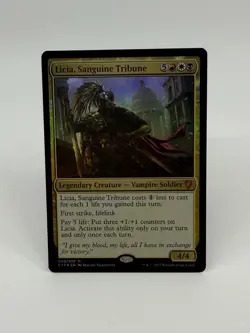 Licia, Sanguine Tribune - Vampire Soldier - Foil Commander 2017 - Image 1