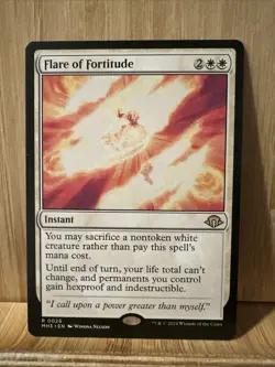 MTG Flare of Fortitude Modern Horizons 3 Regular R0026 - Image 1