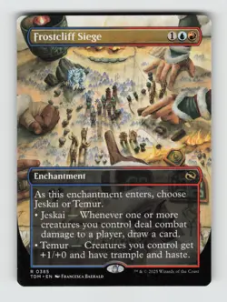 Frostcliff Siege (Borderless)*Non-Foil* Tarkir: Dragonstorm 385 NM - Image 1