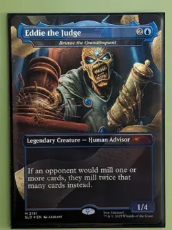 Eddie the Judge - Bruvac the Grandiloquent (Rainbow Foil) Secret Lair + Bonus! - Image 1