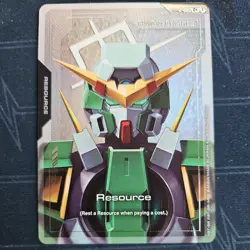 GUNDAM TCG CARD GAME - RESOURCE - Gundam Dynames - R-023 C+ FOIL ENGLISH GD03 - Image 1