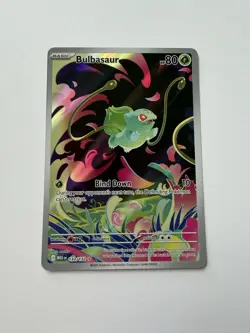Pokemon Mega Evolution Bulbasaur 133/132 Illustration Rare - Near Mint - Image 1