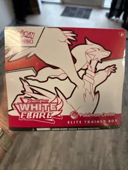 2025 Pokemon TCG Scarlet & Violet White Flare Elite Trainer Box - Pokemon Center - Image 1