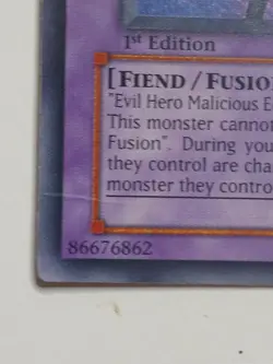 YuGiOh! Evil Hero Malicious Fiend DP06-EN013 Ultra Rare 1st Edition HP - Image 4