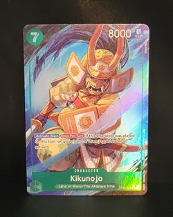 One Piece: Kikunojo EB04-012 (Alternate Art) SR - The Azure Sea's Seven - Image 1