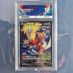 Pokemon TCG Blaziken v TG14/TG30 Special Art From Silver Tempest ACE 10 GEM MINT - Image 1