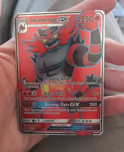 Incineroar GX SM38 Black Star Promo Full Art Holo Pokemon 2017 Sun Moon - Image 1