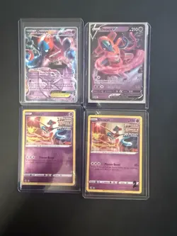 Lot Of 4 Deoxys Cards Pokemon TCG! Holos, Ex, Reverse Holos, V. - Image 1