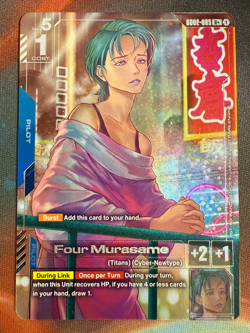 Gundam TCG Card Game Dual Impact GD02-085 R+ Four Murasame Alt Art English NM - Image 1