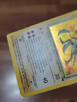Kabutops - PL* Holo - Vintage WotC 1999 English 9/62 Fossil Set Pokemon Card - Image 2