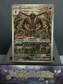 Pokemon Card Kingambit 220/198 Scarlet & Violet Base Set Illustration Rare NM - Image 1