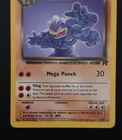 Pokemon Dark Machamp 27/82 Team Rocket Vintage WOTC Rare Non-Holo - Image 4