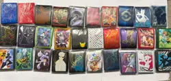 Lot Of 10 Pokemon Official TCG Sleeves (65&64 Ct.) Factory Sealed Read Describe - Image 1