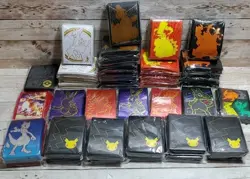 Pokemon Official TCG Sleeves (65ct) - Lot of 42x ETB + Others, SEE PICS! READ - Image 1