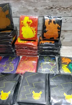 Pokemon Official TCG Sleeves (65ct) - Lot of 42x ETB + Others, SEE PICS! READ - Image 5
