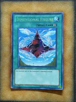 Yugioh Dimensional Fissure RYMP-EN081 Secret Rare 1st Ed LP - Image 1