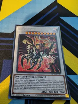 Yugioh: Black-Winged Assault Dragon - MP23-EN187 - Prismatic Secret Rare - NM - Image 1