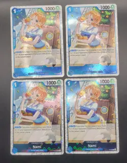 One Piece English The Best PRB-01 Nami P-053 Jolly Roger Foil Playset - Image 1