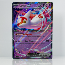 Latias EX 076/191 - Pokemon TCG - Sv08 Surging Sparks Double Rare Holo Card - NM - Image 1