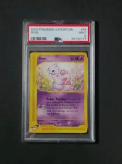 Pokemon 2002 Mew Expedition Base Set 55/165 PSA 9 MINT Rare - Image 2