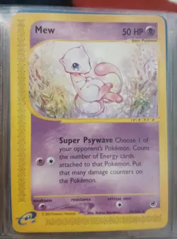 Mew #55/165 Pokemon Expedition Rare 2002 - Pokemon Card - Image 1