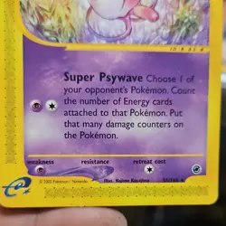 Pokemon Mew Expedition Base Set Rare 55/165 Regular English 2002 Basic 50 HP - Image 2