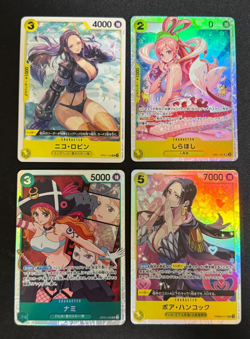 One Piece Card Game TCG PRB02-017 SR Boa Hancock Nami Robin Bandai Japan - Image 1
